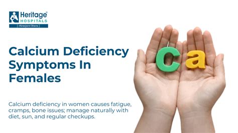 Calcium Deficiency Symptoms In Females - Heritage Hospitals