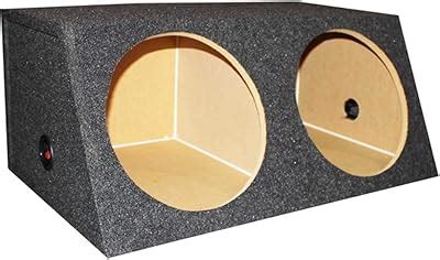 QPower Q Power Dual 12-Inch Sealed Angled Subwoofer Box, India | Ubuy