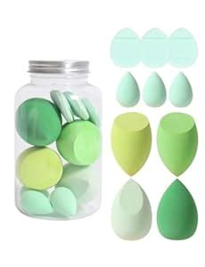 Luxury Beauty Sponge Collection 10-Piece Set with Storage Jar - 4 ...