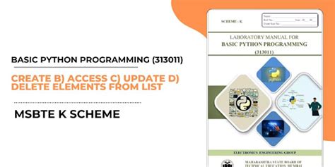 Basic Python Programming (313011) Practical No.5 Write a simple Python ...