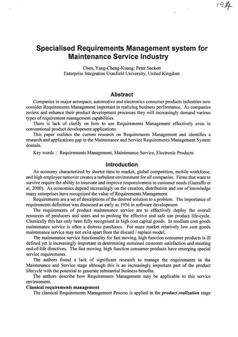 Image result for Service Management Requirements