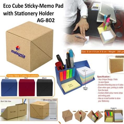 Eco Friendly Sticky Note Pad In Bulk | Corporate Gifts