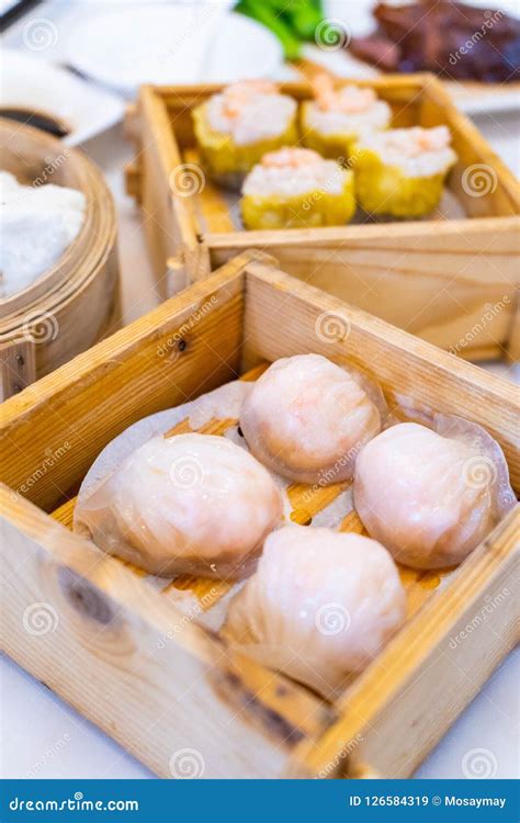 Ha-Gow Steamed Shrimp Dumplings Recipe Stock Image - Image of pork ...