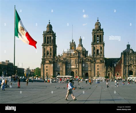 Mexico Mexico City Plaza de la Constitucion Stock Photo - Alamy