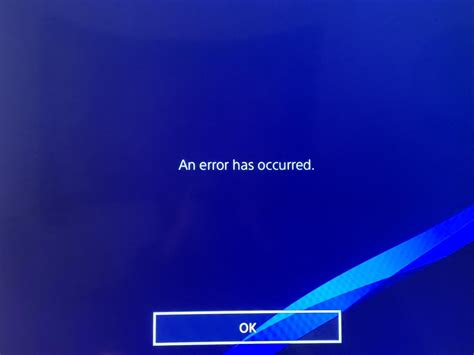 PS4 Application Error Help 的图像结果