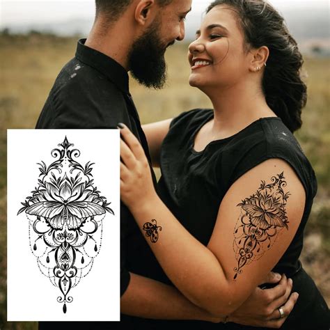 PADOUN 15- Black 3D Large Butterfly, Bohemian Mandala Lotus India | Ubuy