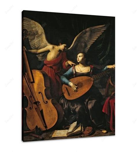 Carlo Saraceni - Saint Cecilia and the Angel – onlineframing