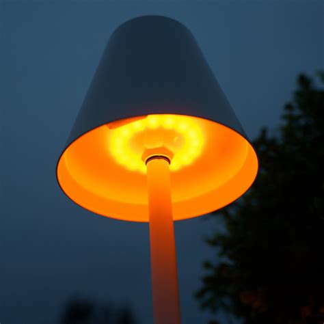 Newport Rechargeable Patio Lamp with Patented Bug Deterrent Setting ...