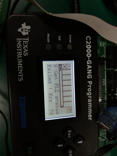 CCS/TMS320F28031: C2000-GANG PLL freq err 70 - C2000 microcontrollers ...