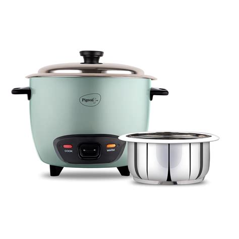 Buy Pigeon Inox Rice Cooker with Single pot, 1 litres | Stainless Steel ...