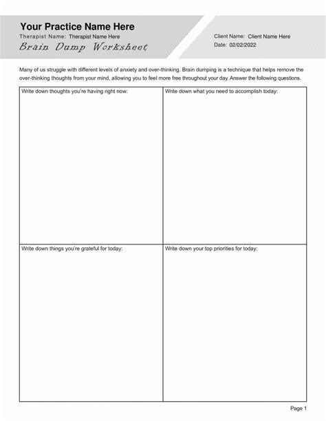 ACT Therapy Worksheets Bundle PDF Templates | TherapyByPro