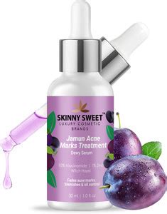 SKINNYSWEET 10% Niacinamide Jamun Face Serum for Acne Marks, Blemishes ...
