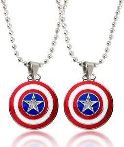 Utkarsh Set Of 2 Marvel Avengers Captain America Star Round Shape ...