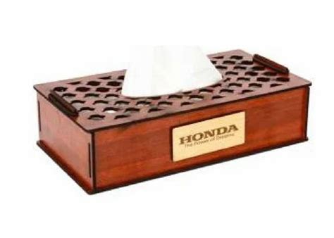 Tissue Paper Boxes - Mdf Wooden Tissue Box Manufacturer from New Delhi