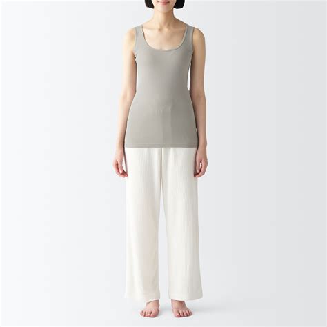 Moisture wicking cotton paded tank top