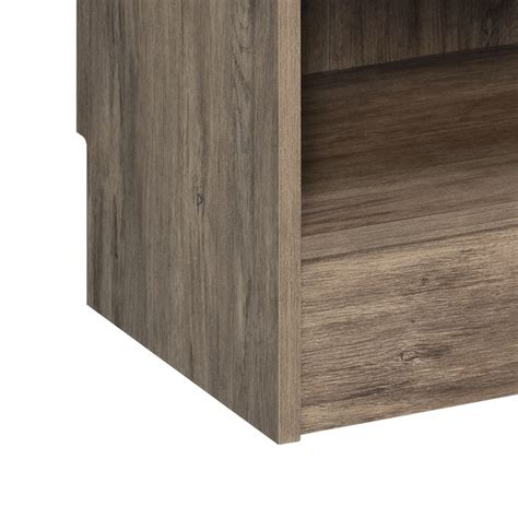 Prepac Entryway Modern 59-in Drifted Gray Composite Hall Tree DRON-0015 ...
