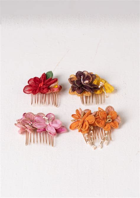 Online Merle Floral Comb Clips Shop