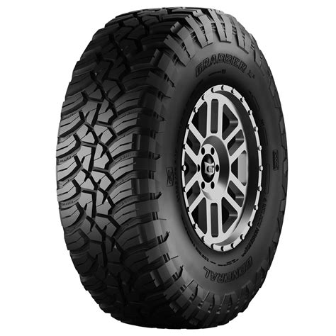 2555519GENM - 255/55R19 General Grabber X3 Mud Terrain 111 (Q) Xl Black Side Wall