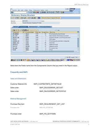 Image result for Bapi Sales Order