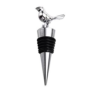 Buy Stainless steel, wine stopper, love bird bottle plugger Online at ...