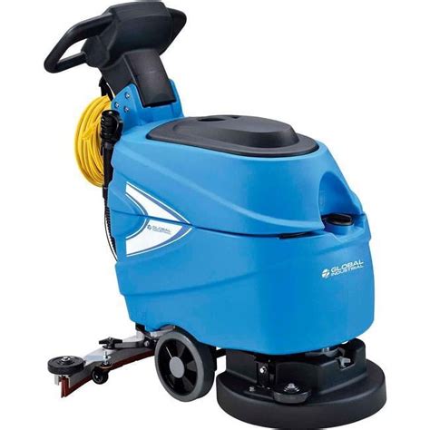 Electric Walk-Behind Corded Auto Floor Scrubber with 17 in. Cleaning ...