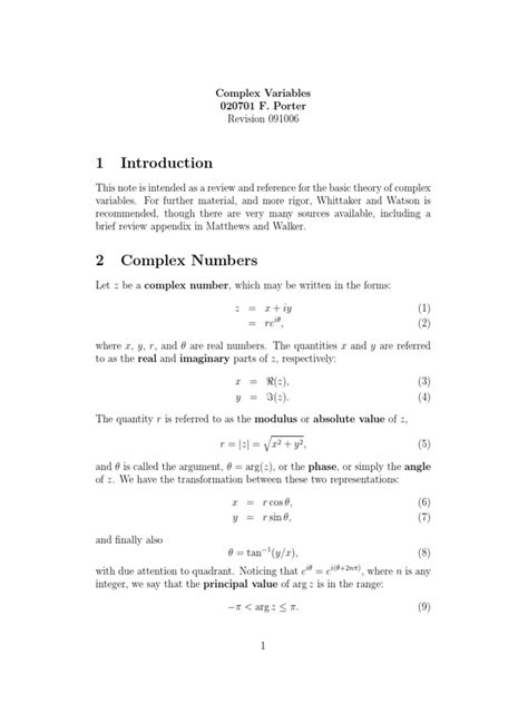 Image result for Complex Variables Math Class
