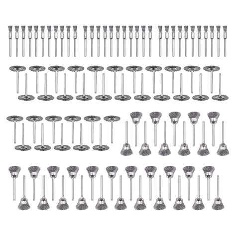 Buy Mixiflor 99 Pcs Wire Brushes Set,Steel Wire Wheels Pen Brushes Set ...