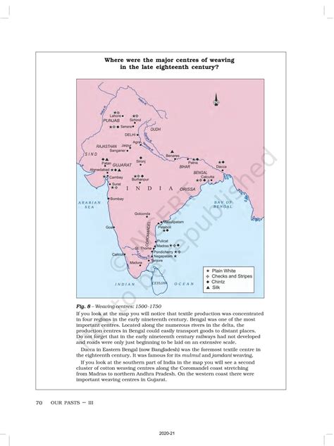 Weavers Iron Smelters And Factory Owners - NCERT Book of Class 8 ...