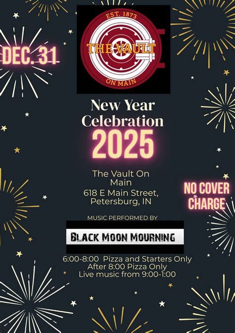 Countdown at The Vault, 618 E Main Street, Petersburg, IN, United ...