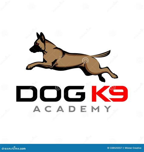 Police Dog K9 Training Logo Design Vector Stock Vector - Illustration of vector, trainer: 338525557