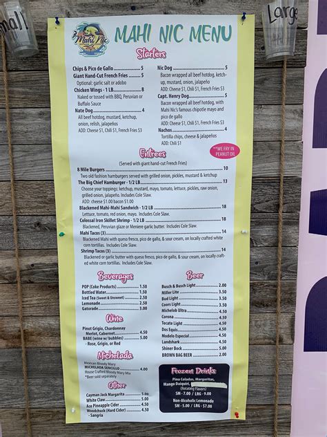 MAHI NIC, South Padre Island - Updated 2024 Restaurant Reviews, Photos ...