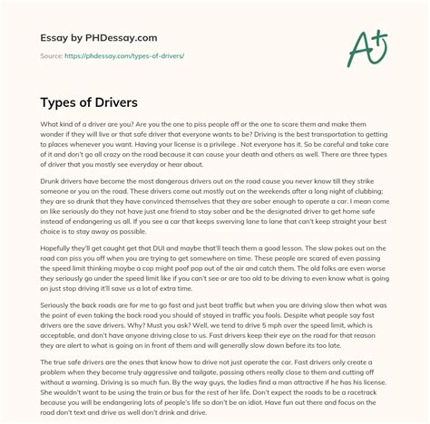 Image result for Examples of Drivers