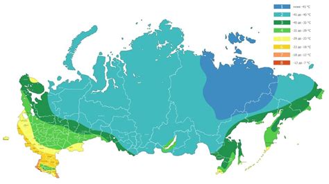Климатическая карта России: зоны морозостойкости | Чудогрядка.рф | Дзен