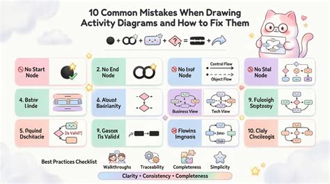 10 Activity Diagram Mistakes & Fixes (UML Guide)