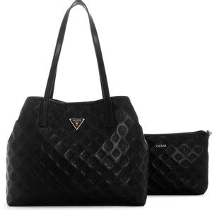 Buy GUESS Women Black Tote Black Online @ Best Price in India ...