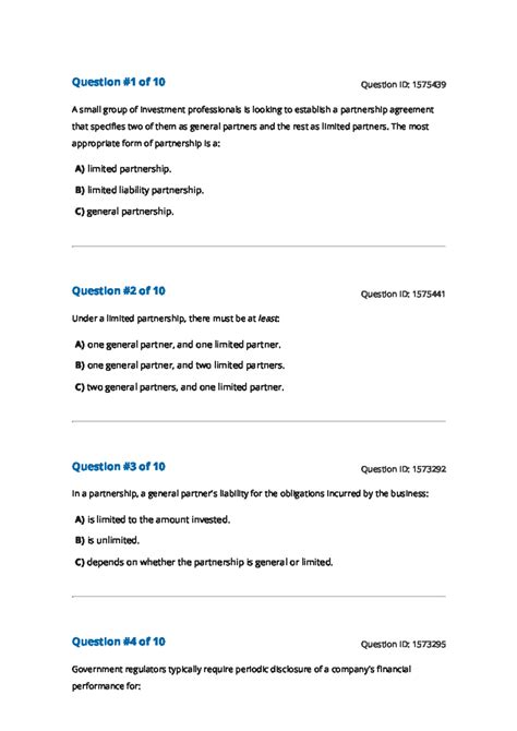 Reading 22 Organizational Forms, Corporate Issuer Features, and ...