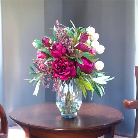 Realistic Artificial Garden Flower Arrangements & Bouquets – Seaholly ...