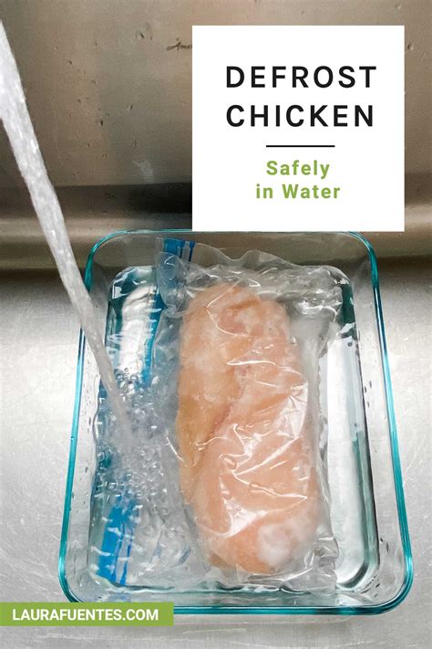 Defrosting Chicken in Water | Laura Fuentes