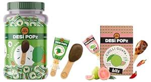 GO DESi Popz Kaccha Aam | 100 Pieces | Aam Candy | Fruit Snacks | Sour ...