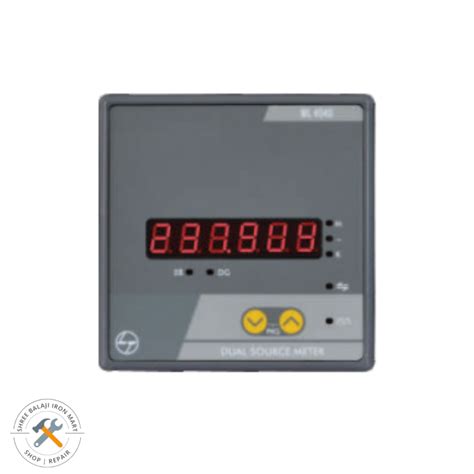 L&T Dual Source Basic Multifunction LED Meter Cl 1 with RS485 ...