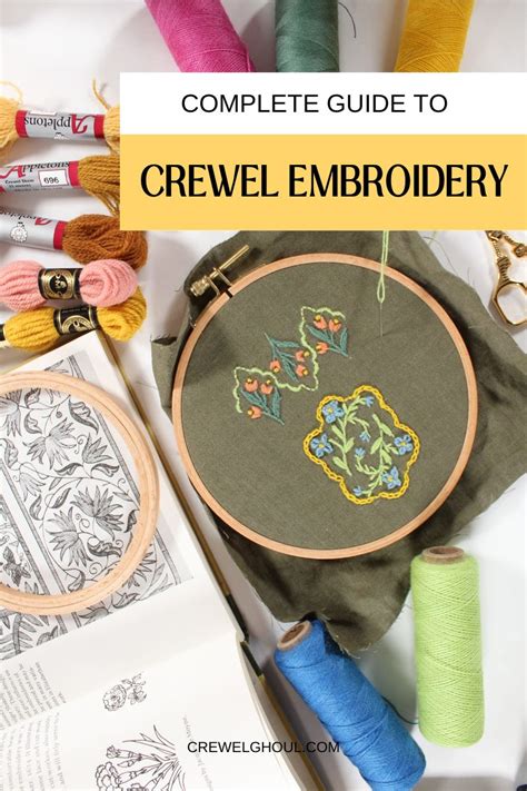 Image result for Crewel Embroidery Tutorials