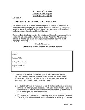 Disclosure Review Process - University of Rhode Island Doc Template ...