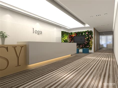 330平方创业公司办公室装修设计案例效果图_岚禾办公空间设计