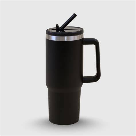 Sipper Tumbler with Straw for Adults - Stainless Steel, Insulated - 12