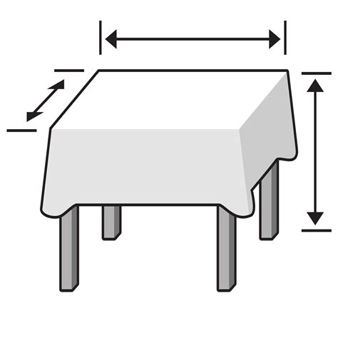 Image result for Table Size Chart