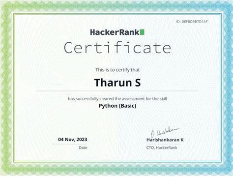 HackerRank Skill Certification Python Program 的图像结果