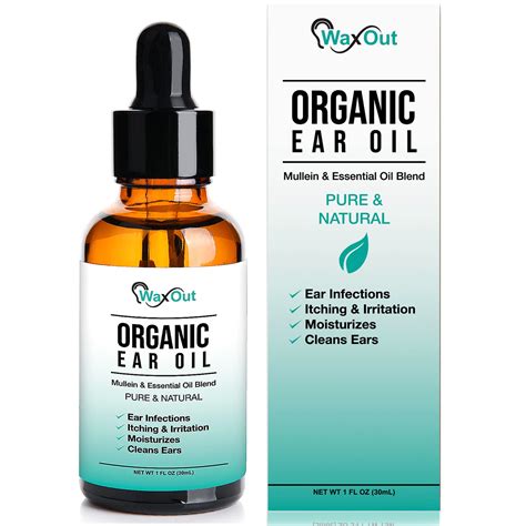 Amazon.com: Natural Mullein Ear Wax Removal Oil & Cleaner with Garlic | Pain & Earache Drops ...