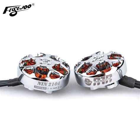 Buy Flywoo NIN 2104 Ultralight Fpv Motor 1800kv ( Silver ) online at ...