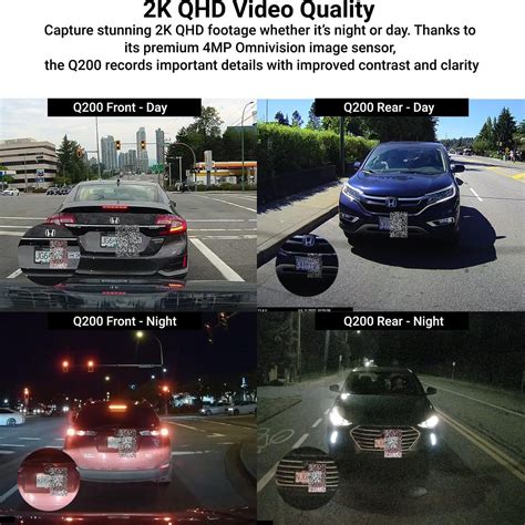 Thinkware Q200 2K QHD | Dual channel Camera, SD Card & Hardwire Kit ...