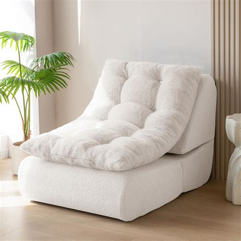 Buy MAXYOYO Folding Sofa Bed, Convertible Chair Bed, Boucle Floor Sofa ...